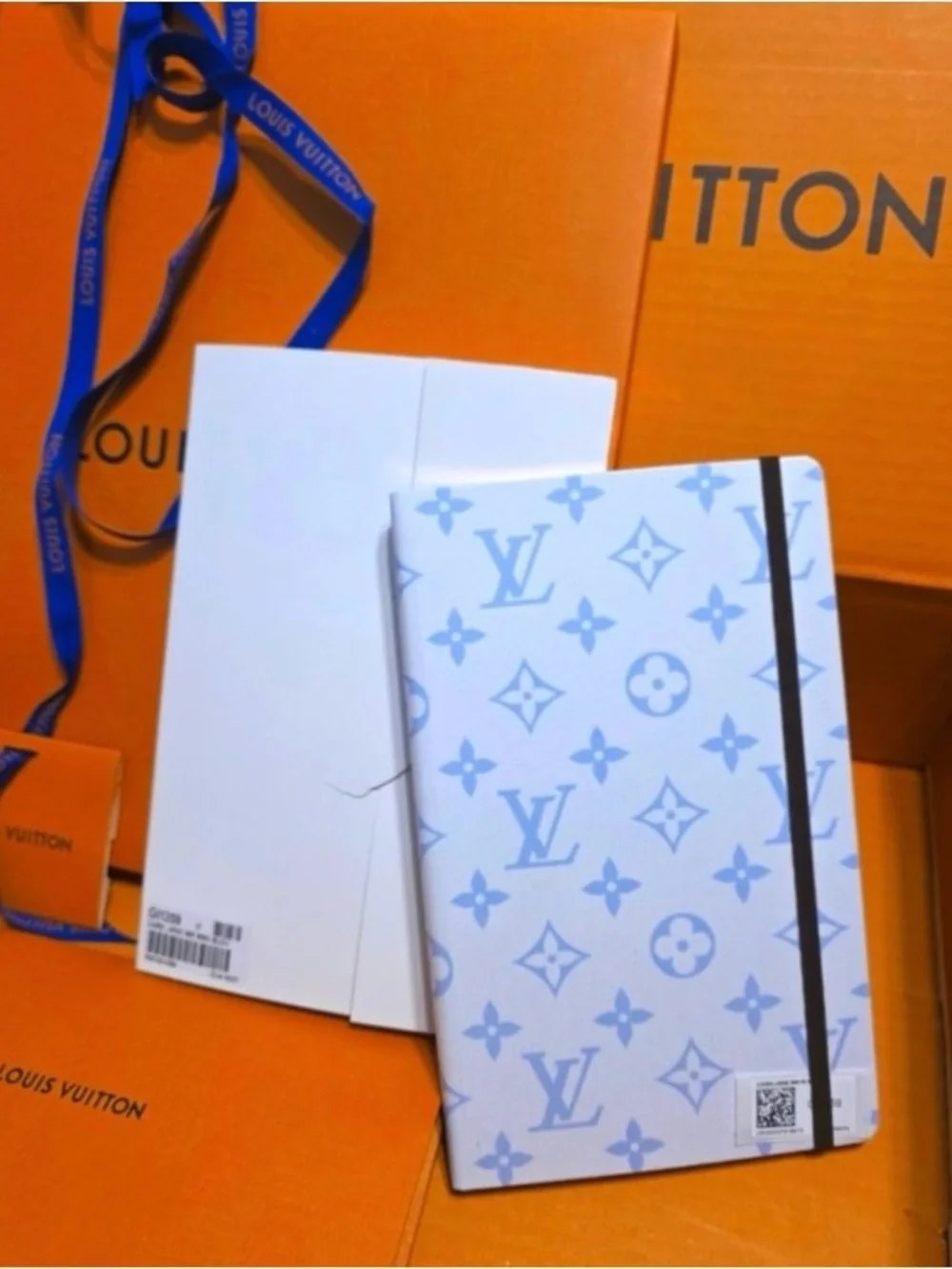 Louis Vuitton Monogram Baby Blue Notebook NIB